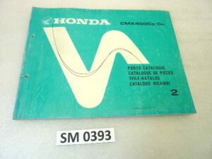 Catalogo parti ricambio Honda CMX450 C ricambi ORIGINALE ita eng fra ger Parts Catalog dim 21,5 x 28 cm