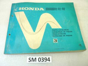 Catalogo parti ricambio Honda CM400A T ricambi ORIGINALE eng fra ger esp Parts Catalog dim 21,5 x 28 cm