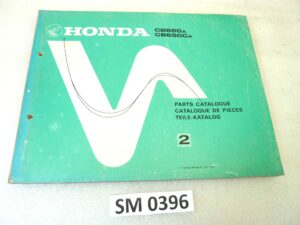 Catalogo parti ricambio Honda CB650 C ricambi ORIGINALE eng fra ger Parts Catalog dim 21,5 x 28 cm