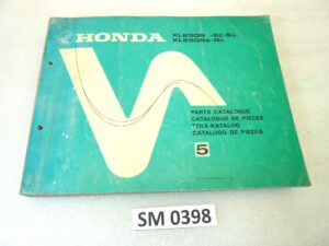 Catalogo parti ricambio Honda XL250S RC ricambi ORIGINALE eng fra ger esp Parts Catalog dim 21,5 x 28 cm