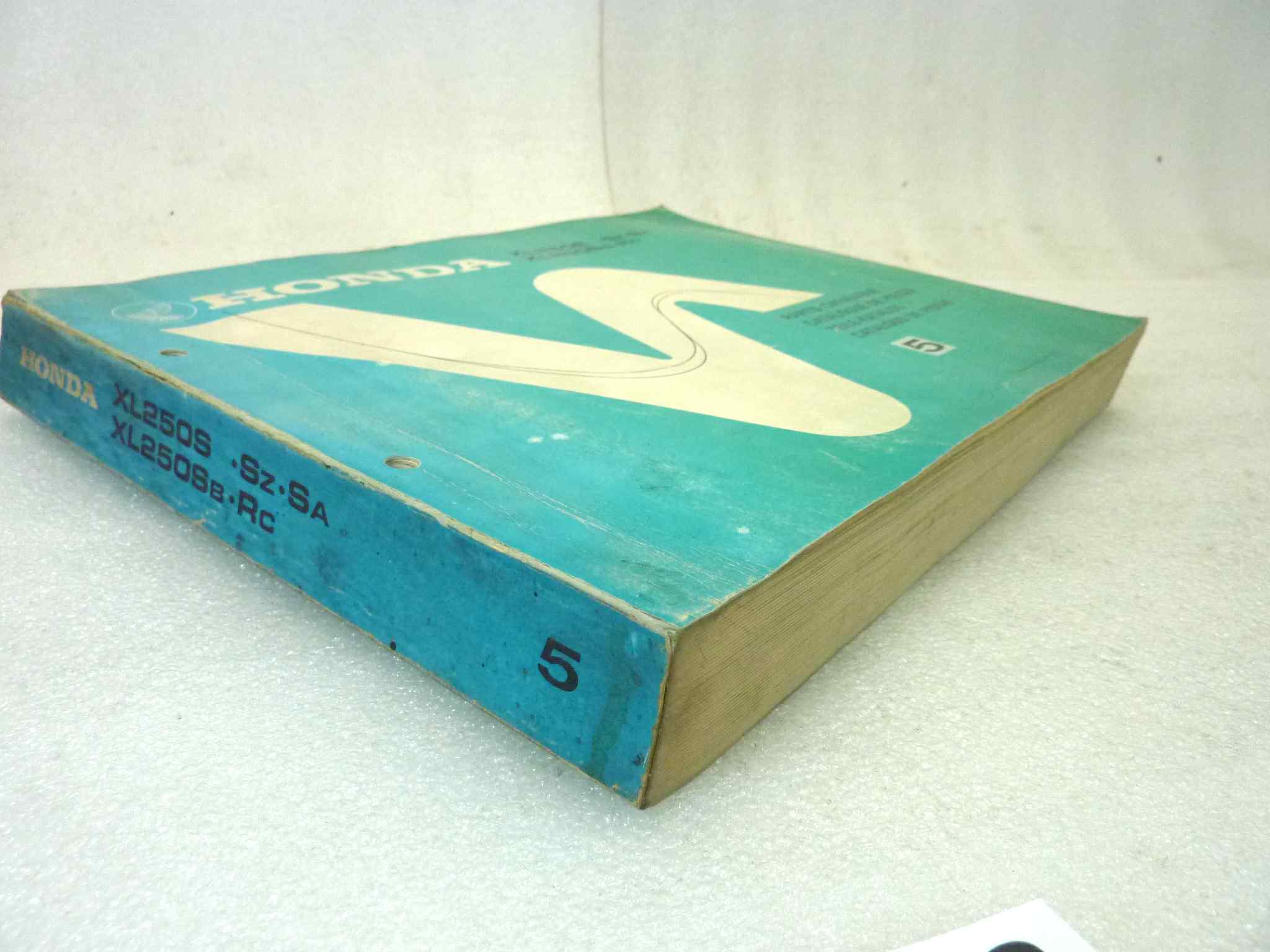 Catalogo parti ricambio Honda XL250S RC ricambi ORIGINALE eng fra ger esp Parts Catalog dim 21,5 x 28 cm - immagine 7