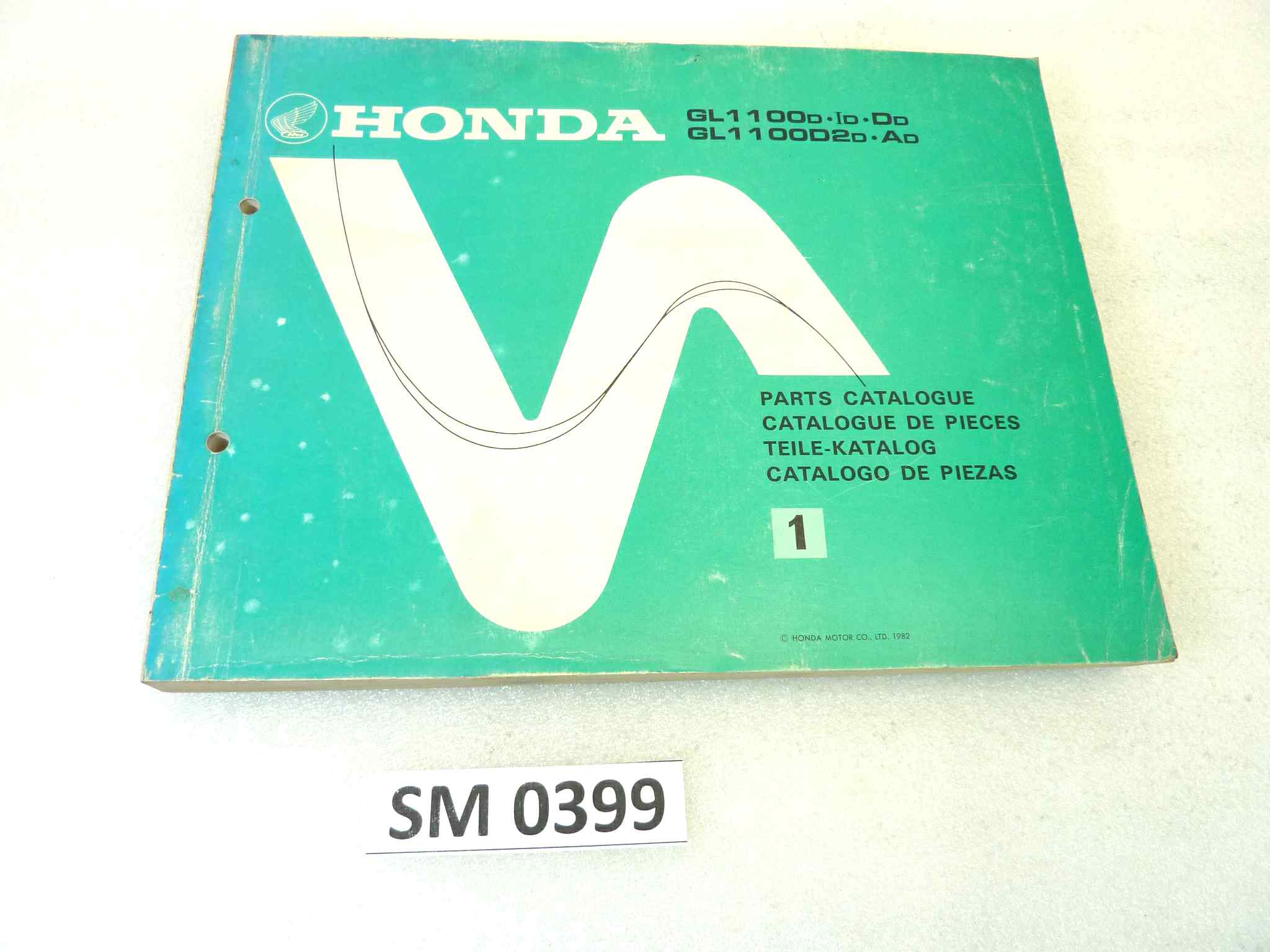 Catalogo parti ricambio Honda GL1100 D2 1 ricambi ORIGINALE eng fra ger esp Parts Catalog dim 21,5 x 28 cm