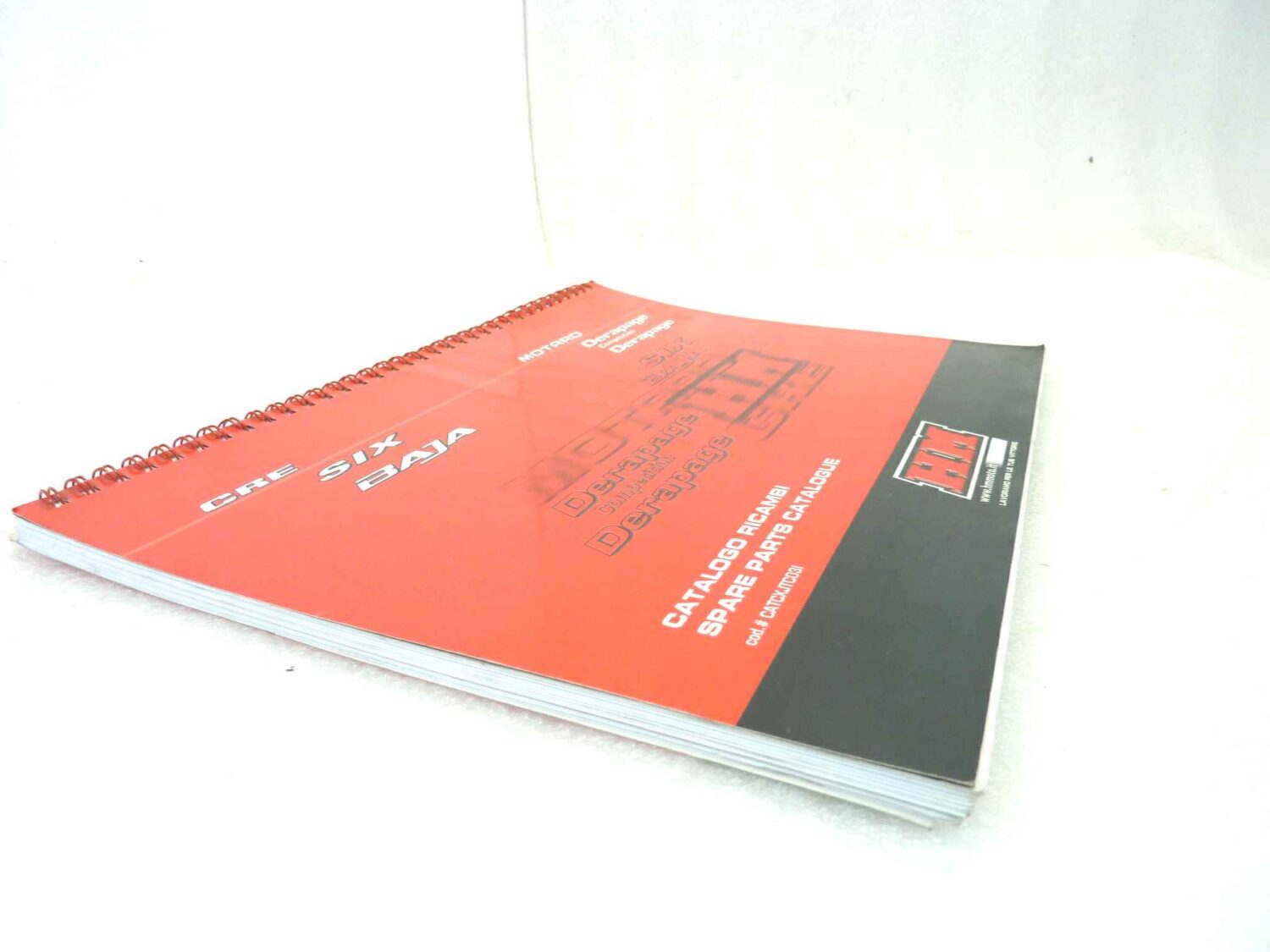 Catalogo parti ricambio Honda CRE SIX Baja DERAPAGE Competition ricambi ORIGINALE ita Parts Catalog dim 30 x 21,5 cm NUOVO fondo di magazzino, LEGGI DESCRIZIONE - immagine 5