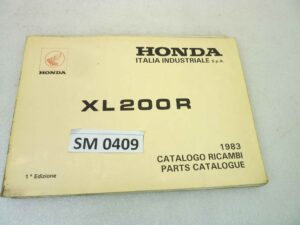 Catalogo parti ricambio Honda XL200R 1983 ricambi ORIGINALE ita eng Parts Catalog dim 21,5 x 30 cm
