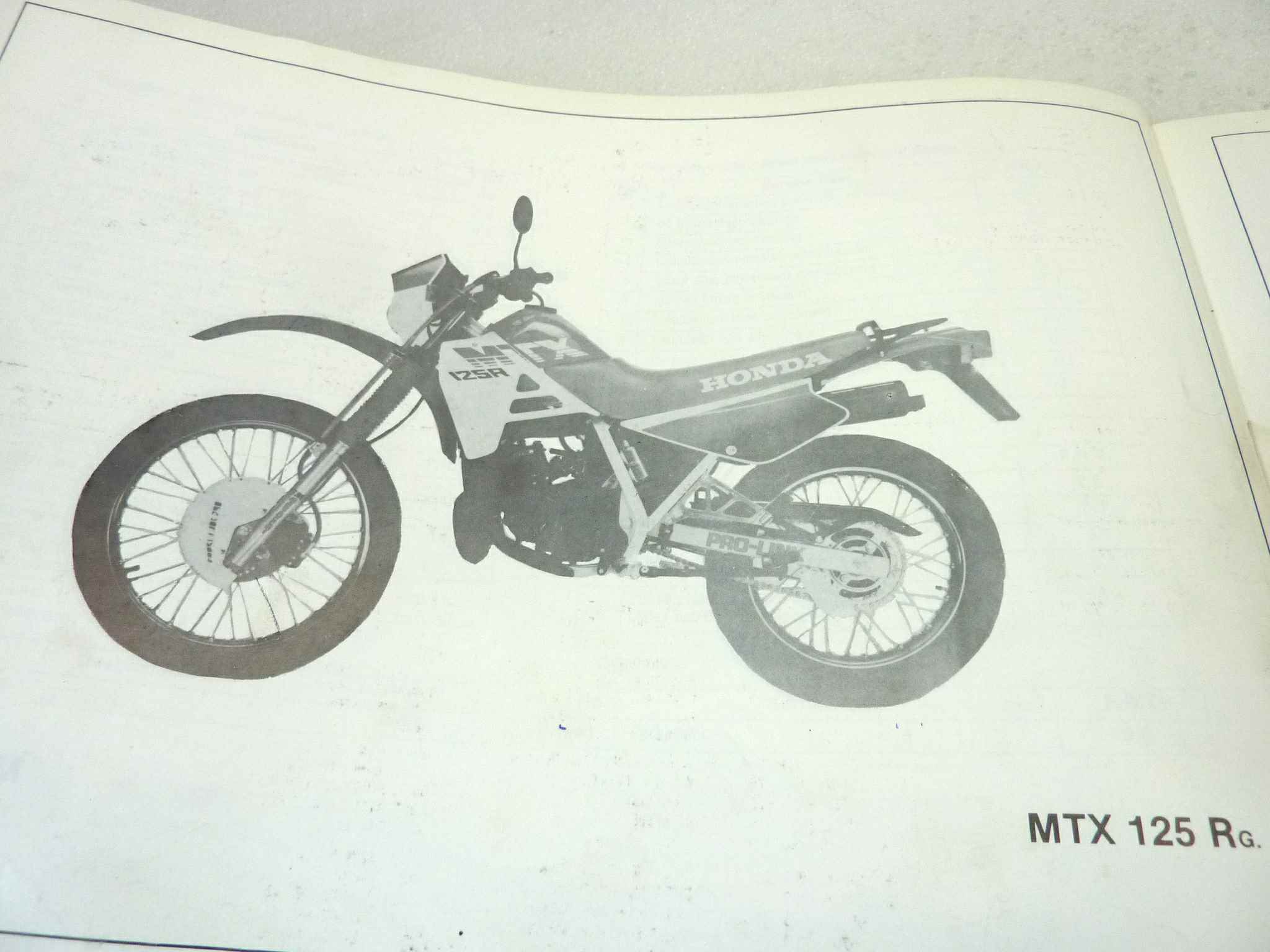 Catalogo parti ricambio Honda MTX125R ricambi ORIGINALE ita eng Parts Catalog dim 21,5 x 30 cm - immagine 5