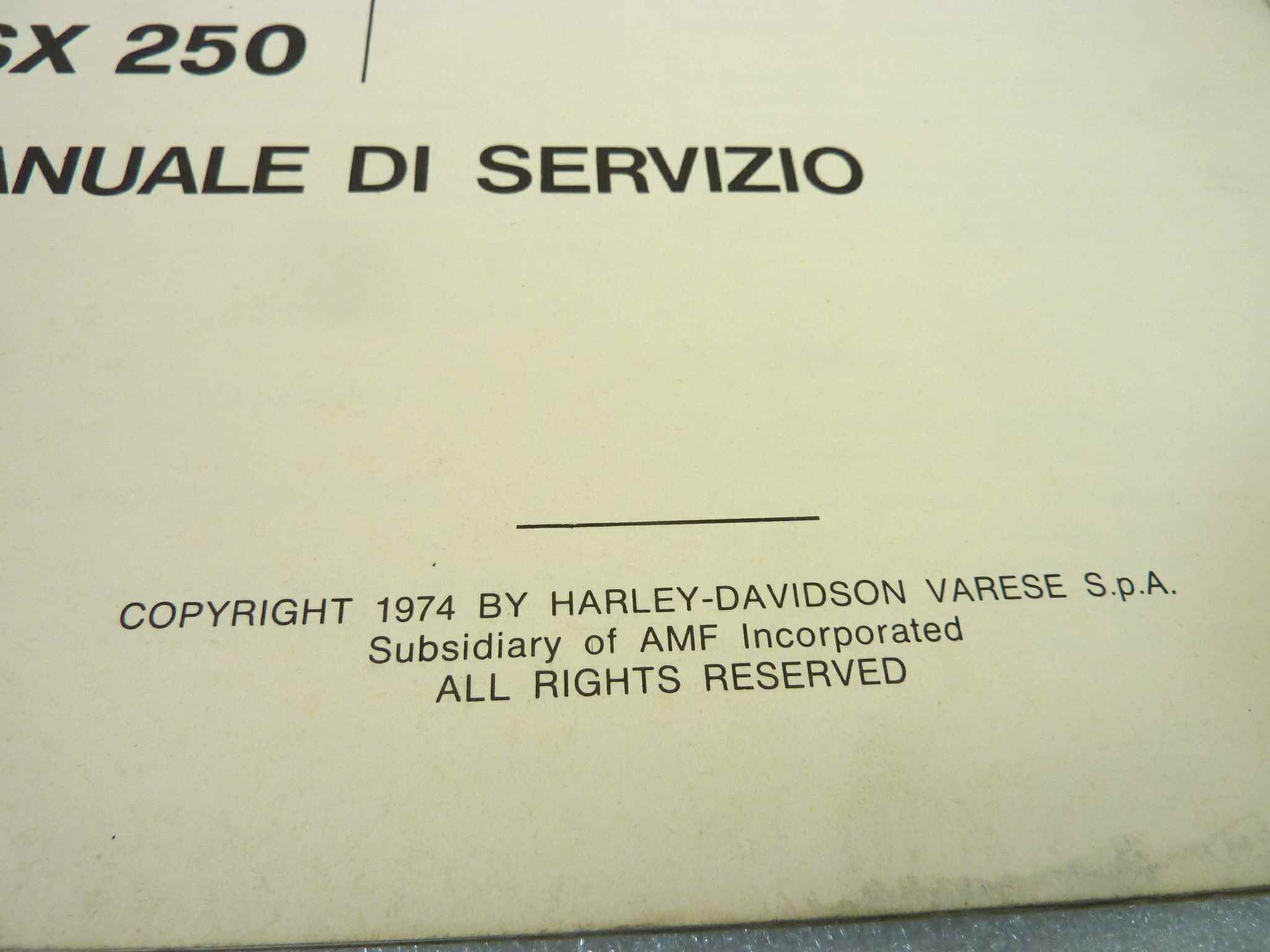 Manuale officina Cagiva AMF SX175 SX250 Shop Manual ORIGINALE ita - Motorcycle service Manual WORKSHOP riparazione dim 21,5 x 29,5 cm - immagine 4