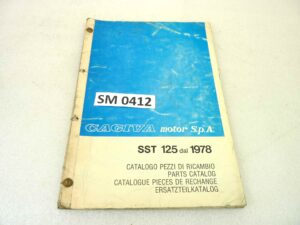 Catalogo parti ricambio Cagiva SST125 ricambi ORIGINALE eng ita fra ger Parts Catalog dim 21,5 x 29,5 cm