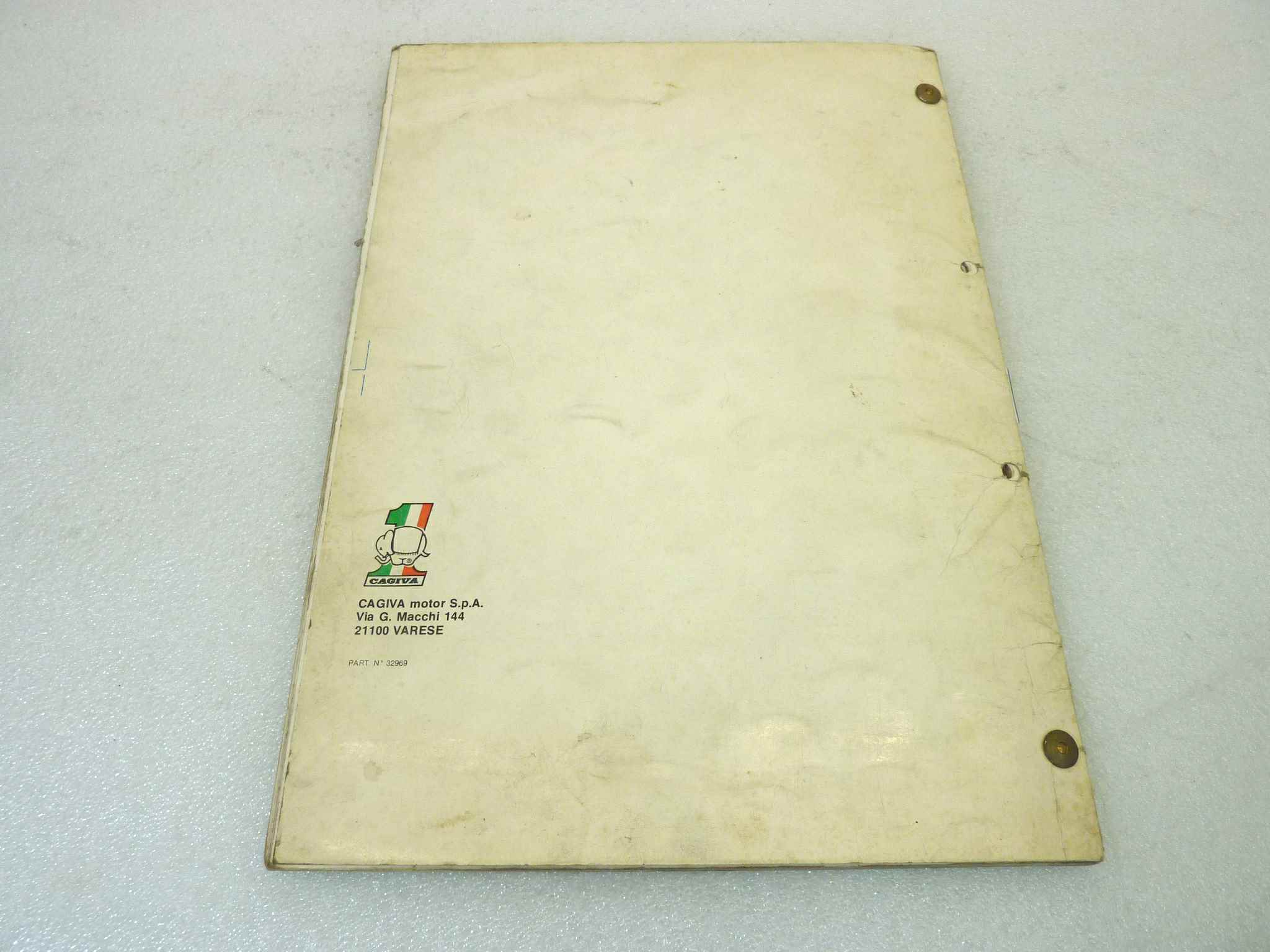 Catalogo parti ricambio Cagiva SST125 ricambi ORIGINALE eng ita fra ger Parts Catalog dim 21,5 x 29,5 cm - immagine 2