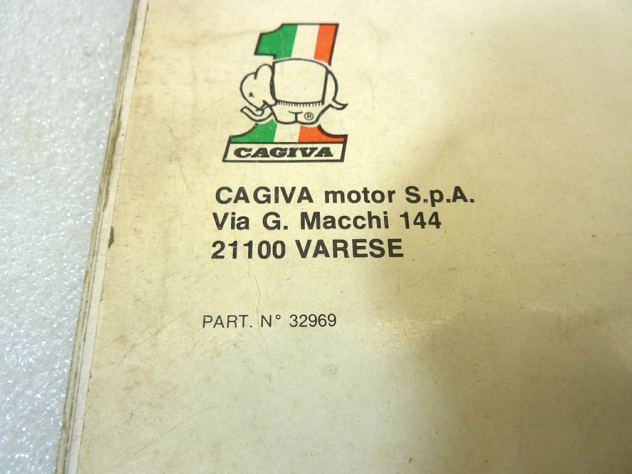 Catalogo parti ricambio Cagiva SST125 ricambi ORIGINALE eng ita fra ger Parts Catalog dim 21,5 x 29,5 cm - immagine 3