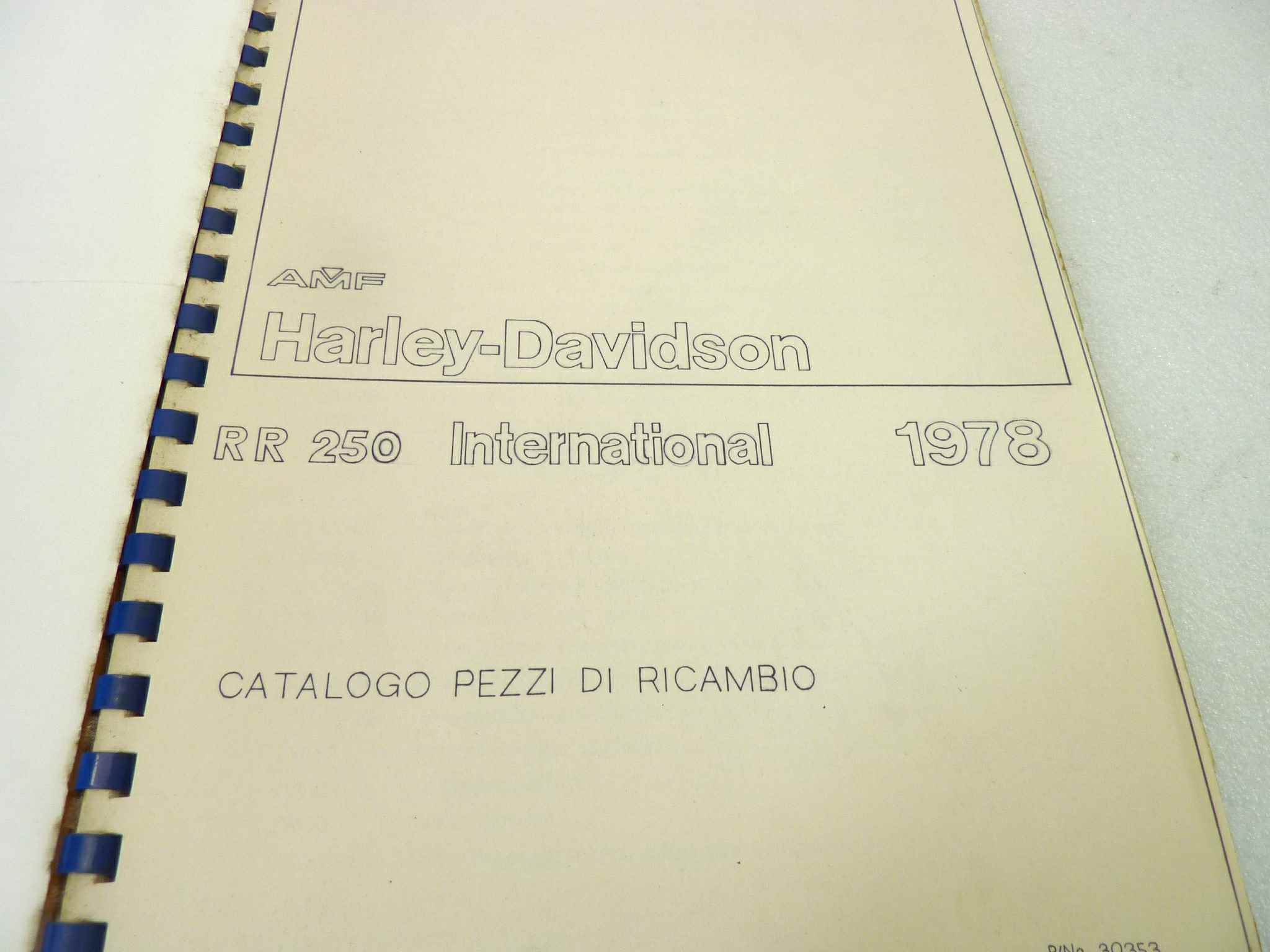 Catalogo parti ricambio Cagiva AMF RR250 International ricambi ORIGINALE ita Parts Catalog dim 21,5 x 29,5 cm - immagine 4