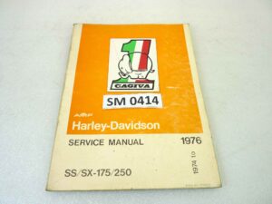 Manuale officina Cagiva AMF SS SX 175 250 Shop Manual ORIGINALE eng - Motorcycle service Manual WORKSHOP riparazione dim 21,5 x 29,5 cm