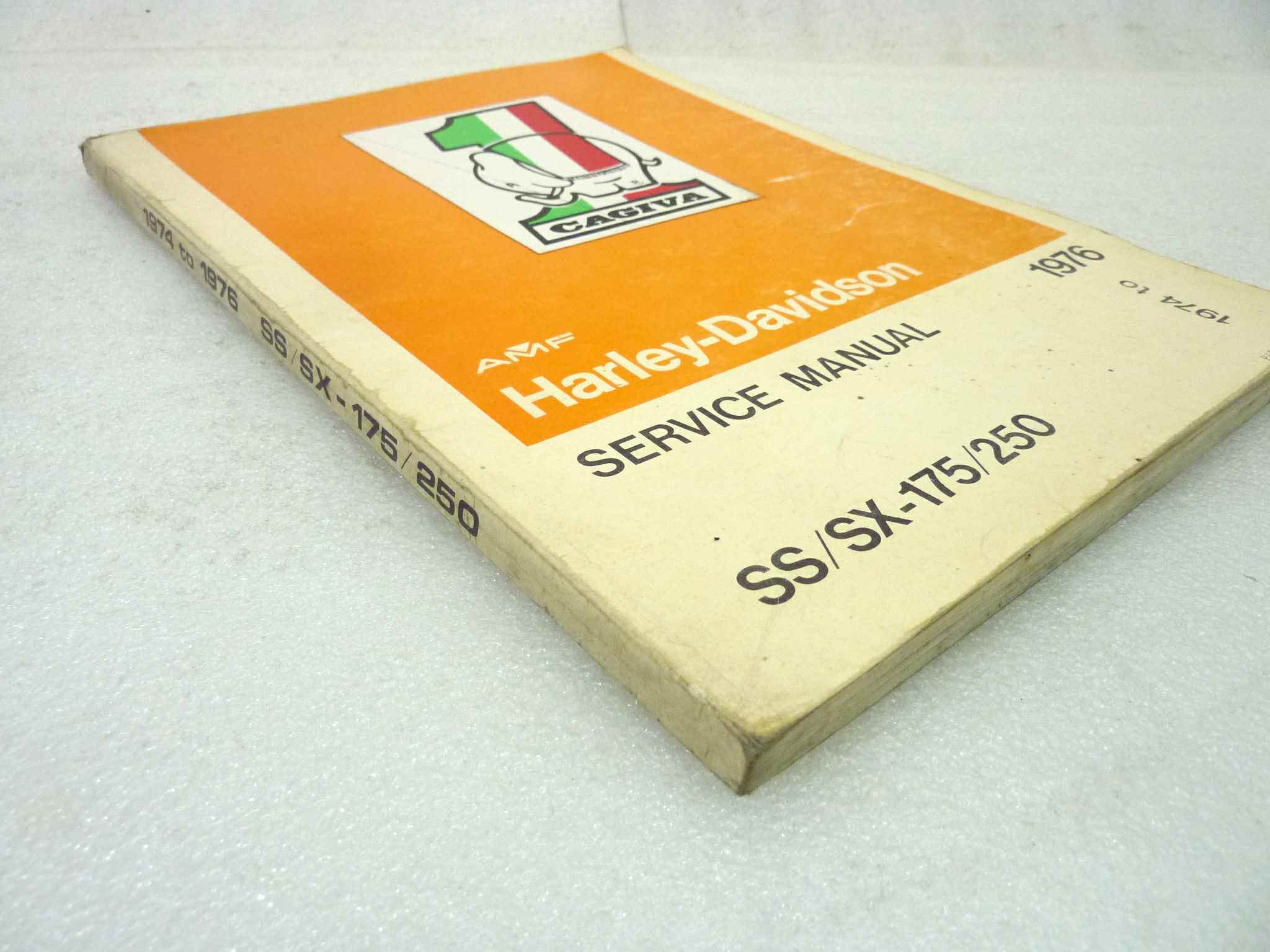 Manuale officina Cagiva AMF SS SX 175 250 Shop Manual ORIGINALE eng - Motorcycle service Manual WORKSHOP riparazione dim 21,5 x 29,5 cm - immagine 7