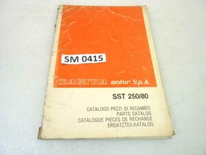 Catalogo parti ricambio Cagiva SST250 80 ricambi ORIGINALE eng ita fra ger Parts Catalog dim 21,5 x 29,5 cm