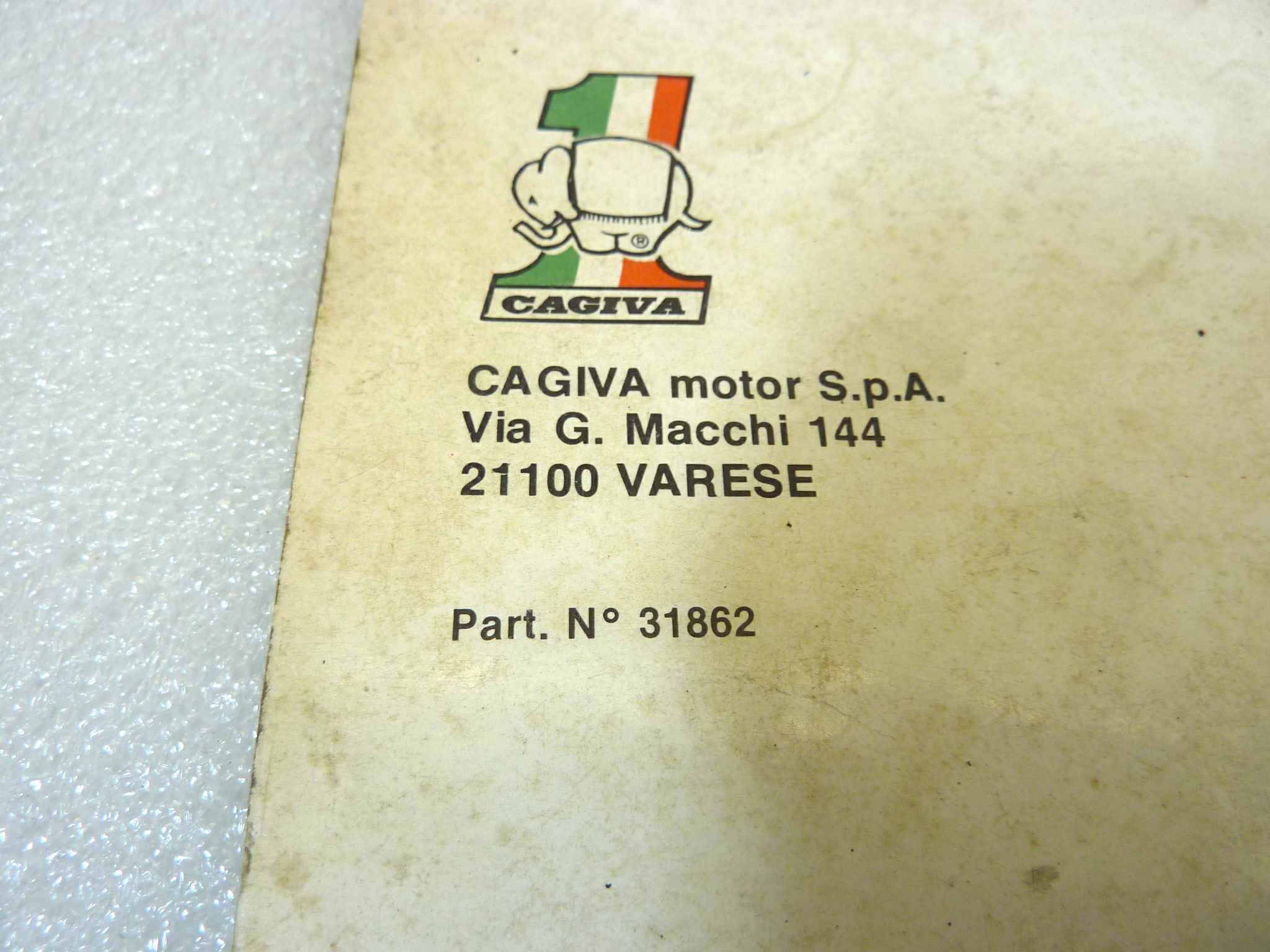 Catalogo parti ricambio Cagiva SST250 80 ricambi ORIGINALE eng ita fra ger Parts Catalog dim 21,5 x 29,5 cm - immagine 3