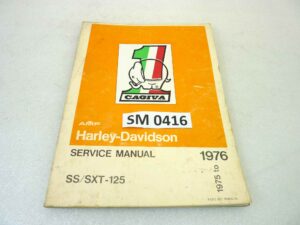 Manuale officina Cagiva AMF SS SXT 125 Shop Manual ORIGINALE eng - Motorcycle service Manual WORKSHOP riparazione dim 21,5 x 29,5 cm