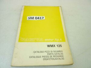 Catalogo parti ricambio Cagiva WMX125 ricambi ORIGINALE ita fra eng esp Parts Catalog dim 21,5 x 29,5 cm