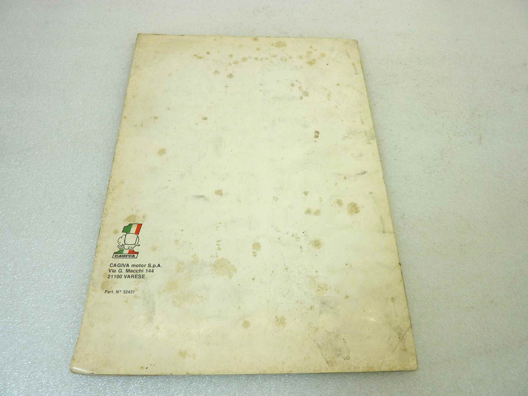 Catalogo parti ricambio Cagiva WMX125 ricambi ORIGINALE ita fra eng esp Parts Catalog dim 21,5 x 29,5 cm - immagine 2