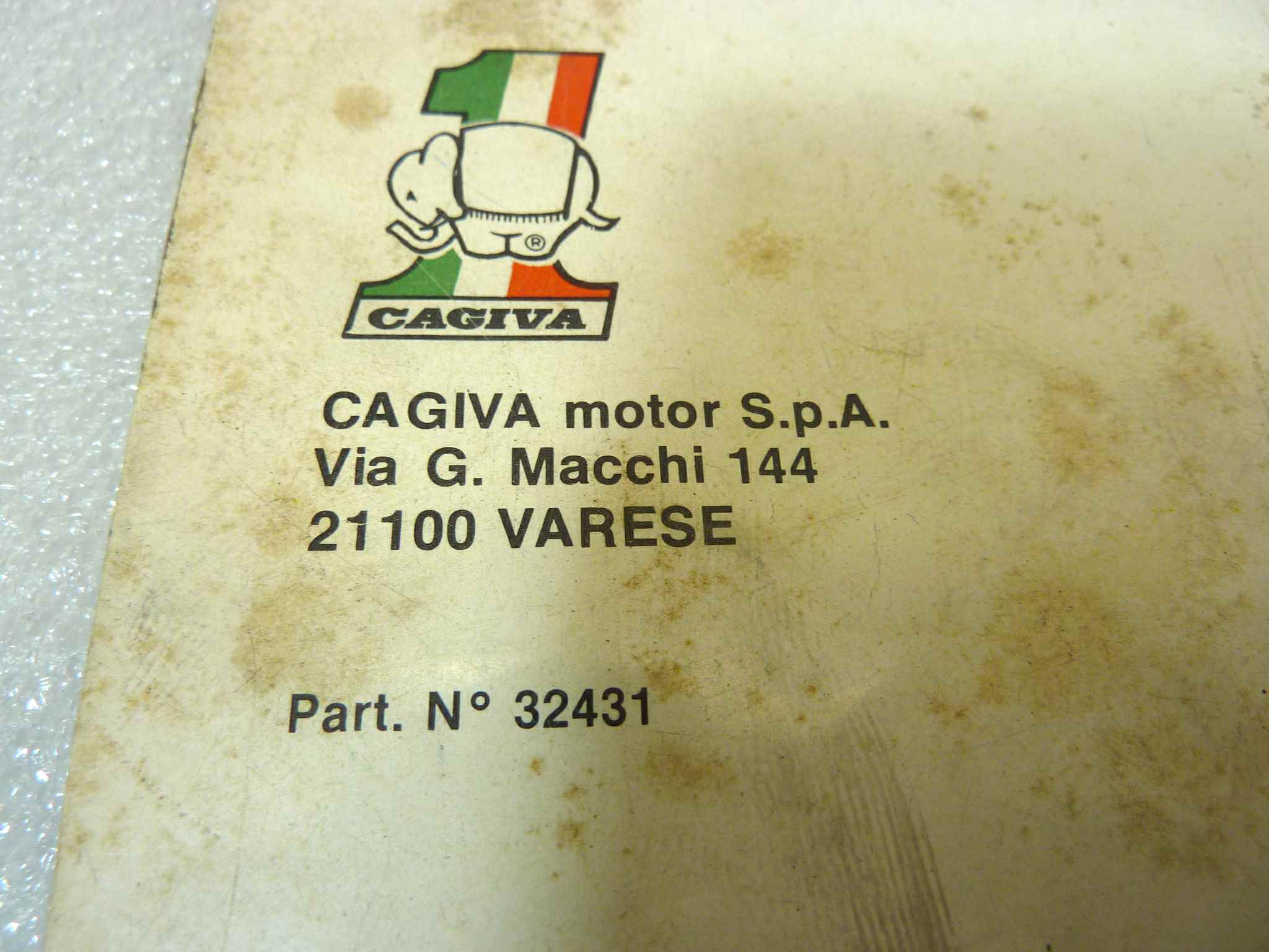 Catalogo parti ricambio Cagiva WMX125 ricambi ORIGINALE ita fra eng esp Parts Catalog dim 21,5 x 29,5 cm - immagine 3