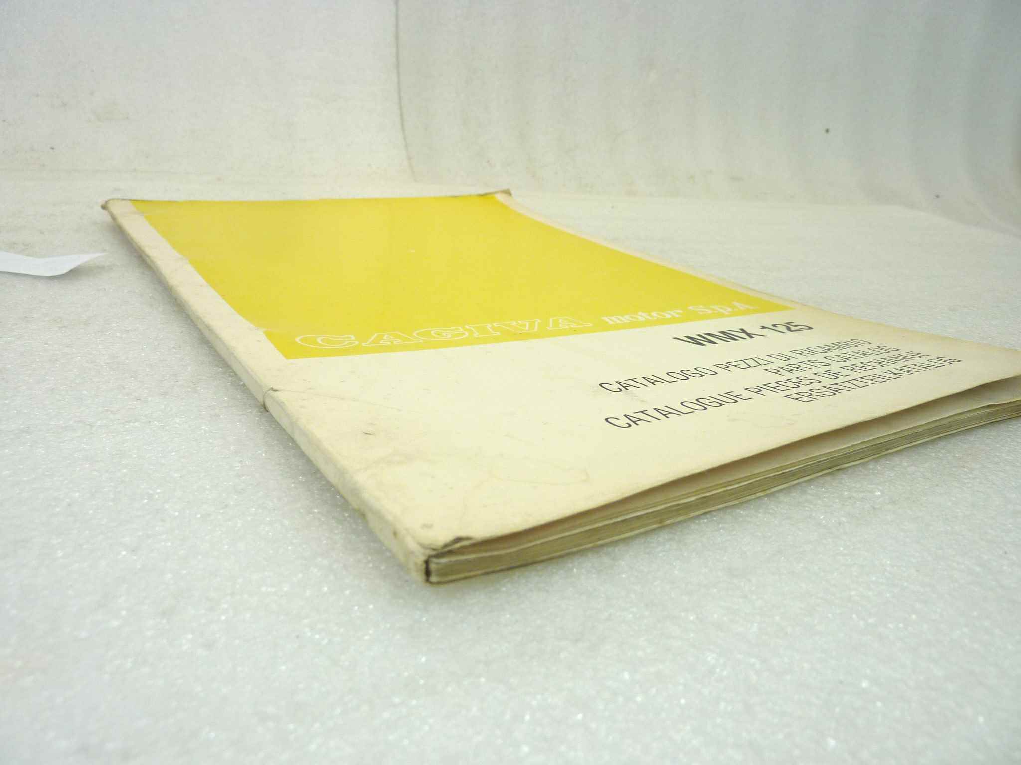 Catalogo parti ricambio Cagiva WMX125 ricambi ORIGINALE ita fra eng esp Parts Catalog dim 21,5 x 29,5 cm - immagine 6
