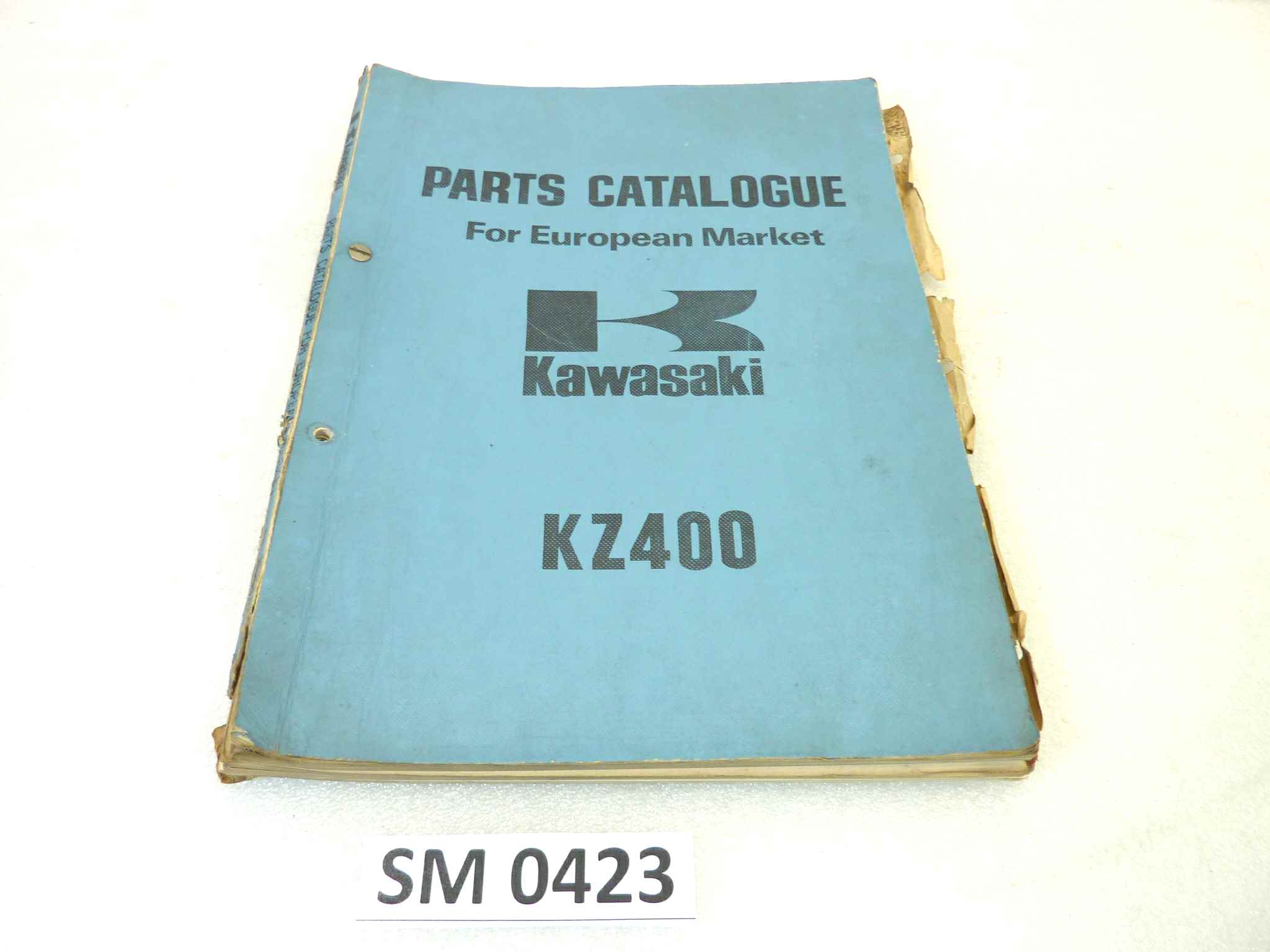 Catalogo parti ricambio Kawasaki KZ400 ricambi ORIGINALE eng Parts Catalog dim 22 x 28 cm