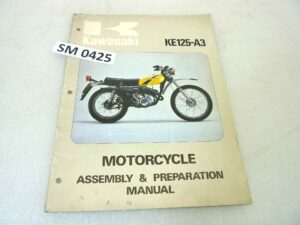 Manuale officina Kawasaki Shop Manual ORIGINALE eng - Motorcycle service Manual WORKSHOP riparazione dim 21,5 x 28 cm