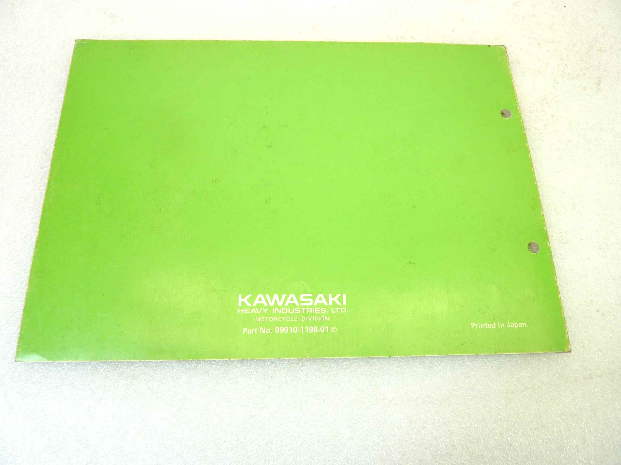 Catalogo parti ricambio Kawasaki Z750 S LTD ricambi ORIGINALE eng Parts Catalog dim 18 x 26 cm - immagine 2
