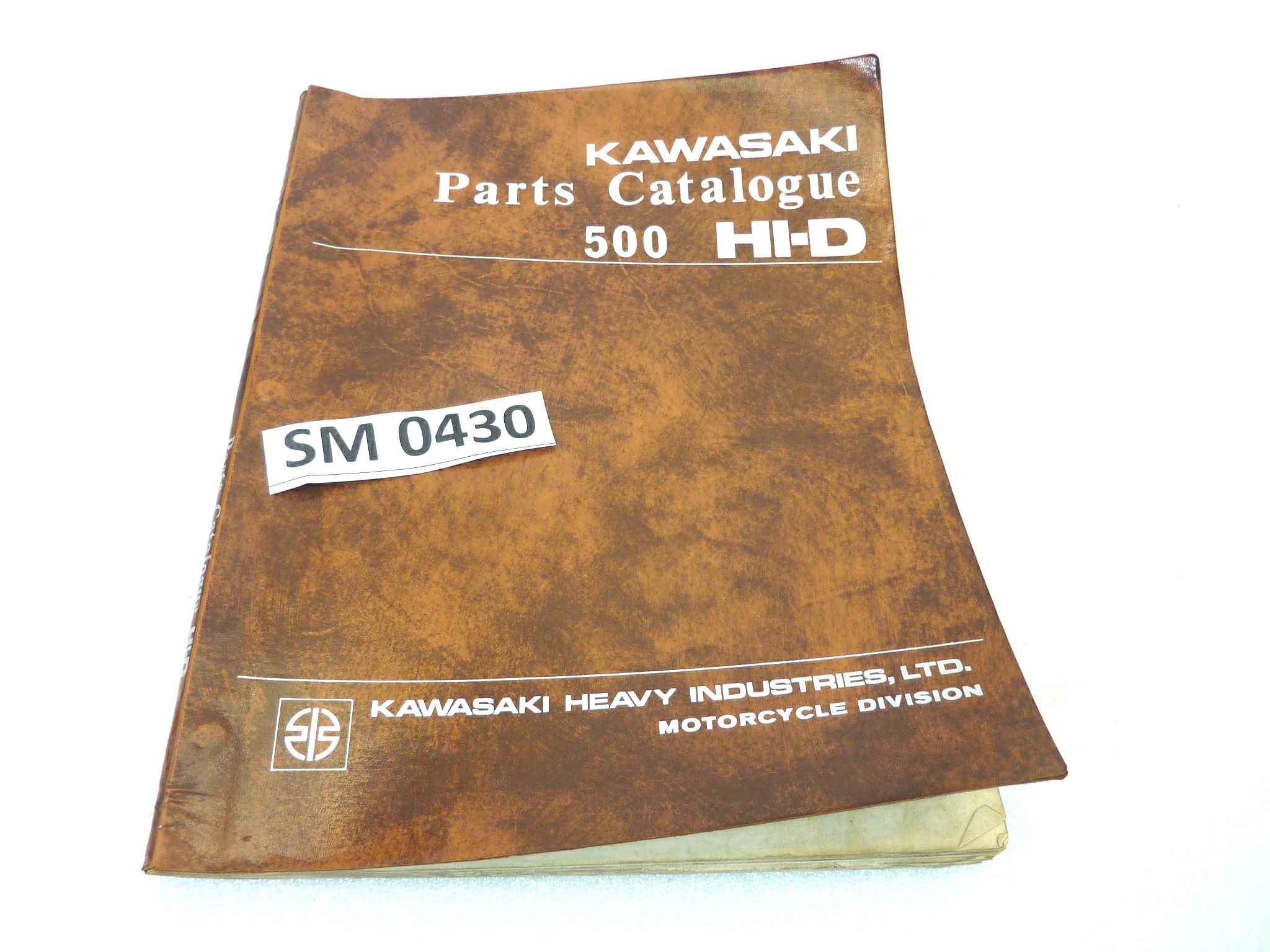 Catalogo parti ricambio Kawasaki 500HI D ricambi ORIGINALE eng Parts Catalog dim 22 x 28 cm