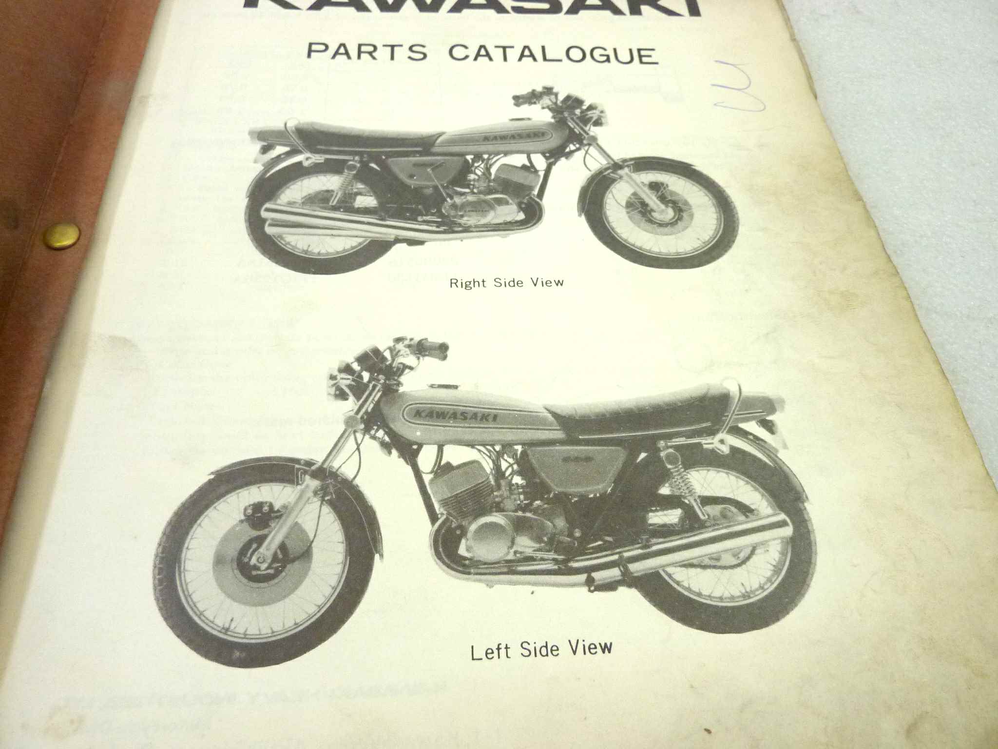 Catalogo parti ricambio Kawasaki 500HI D ricambi ORIGINALE eng Parts Catalog dim 22 x 28 cm - immagine 4