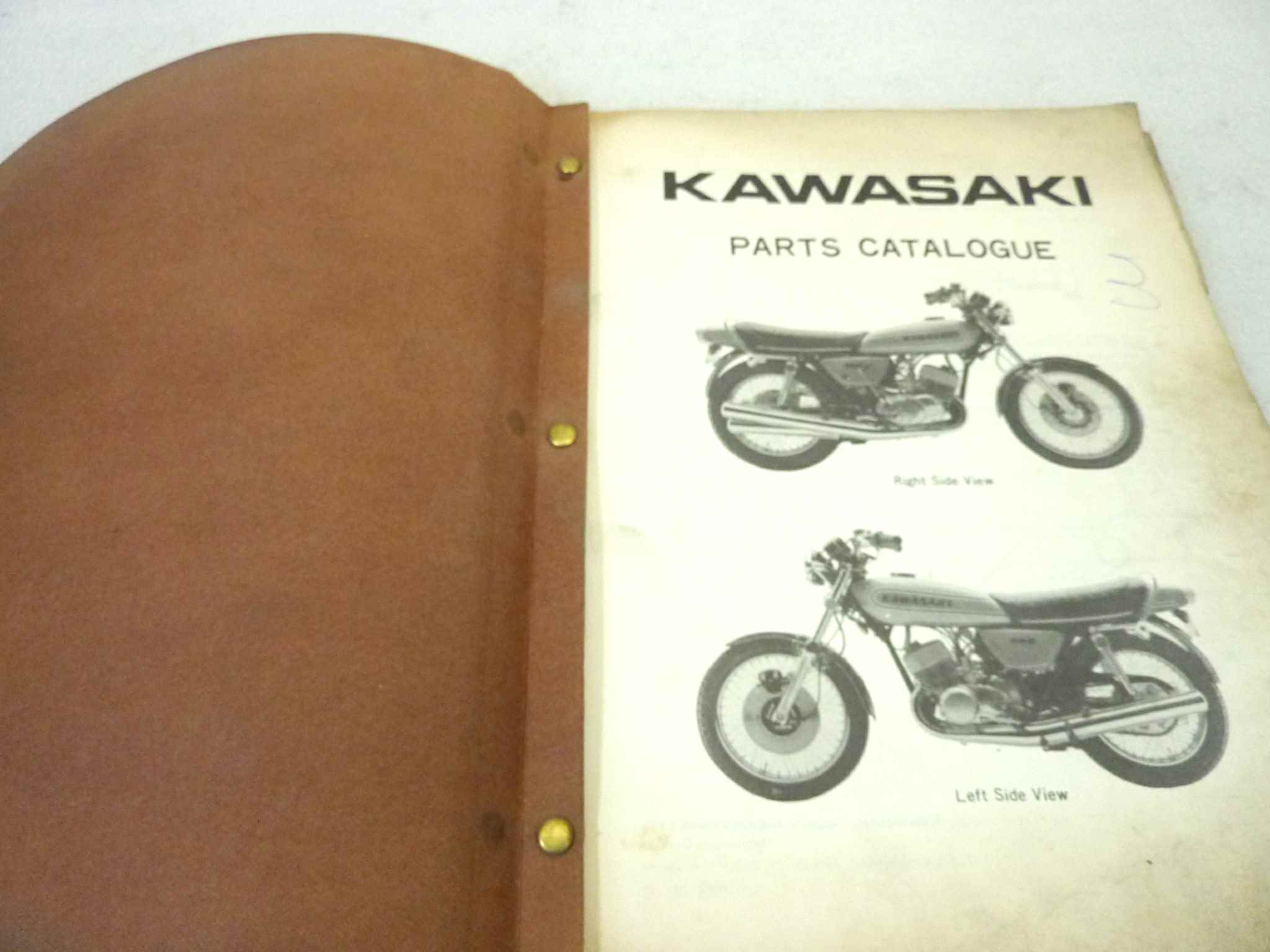 Catalogo parti ricambio Kawasaki 500HI D ricambi ORIGINALE eng Parts Catalog dim 22 x 28 cm - immagine 5