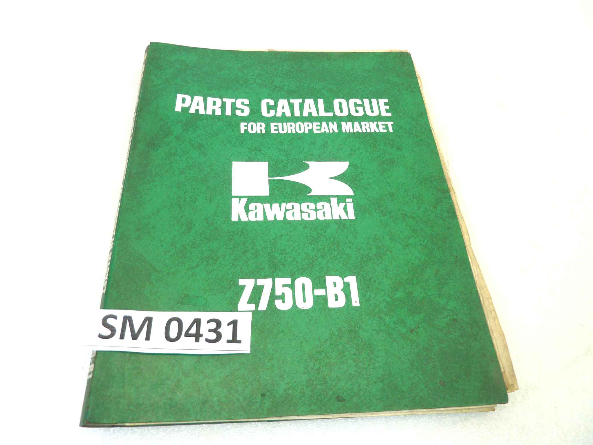 Catalogo parti ricambio Kawasaki Z750 B1 ricambi ORIGINALE eng Parts Catalog dim 22 x 28 cm
