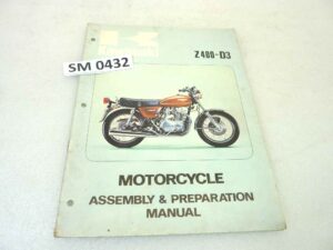 Manuale officina Kawasaki Z400 D3 Shop Manual ORIGINALE eng - Motorcycle service Manual WORKSHOP riparazione dim 21,5 x 28 cm