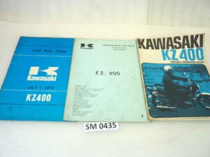 Manuale officina Kawasaki KZ400 Shop Manual ORIGINALE eng - Motorcycle service Manual WORKSHOP riparazione dim 21,5 x 28 cm