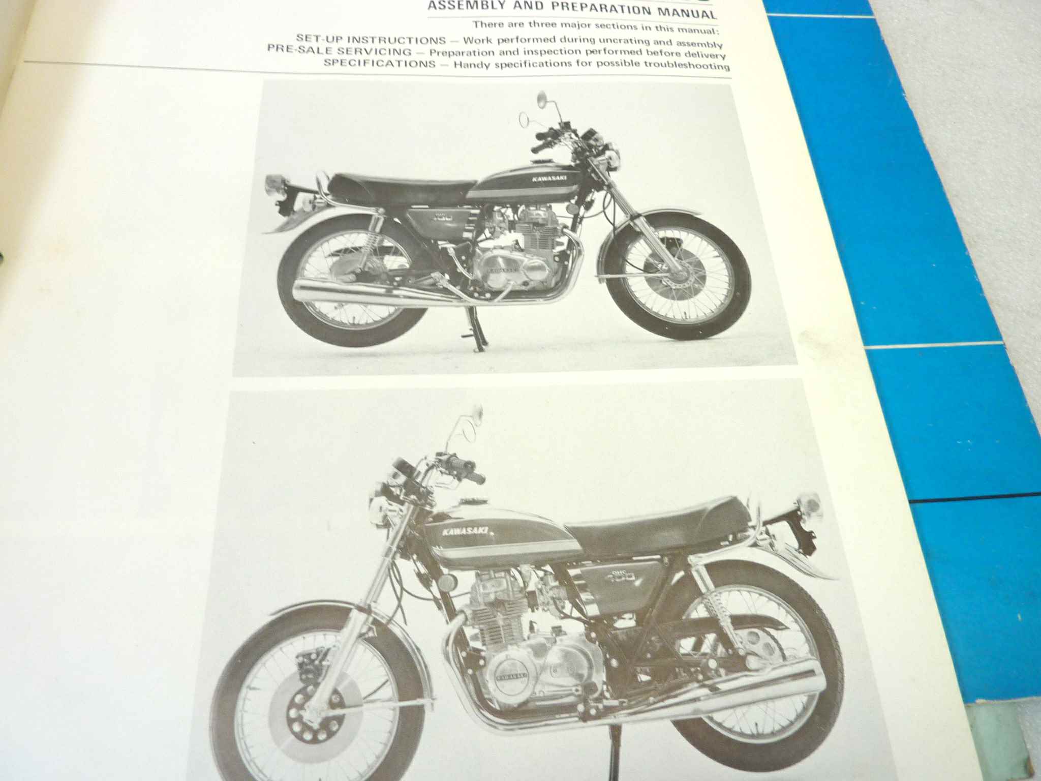Manuale officina Kawasaki KZ400 Shop Manual ORIGINALE eng - Motorcycle service Manual WORKSHOP riparazione dim 21,5 x 28 cm - immagine 5