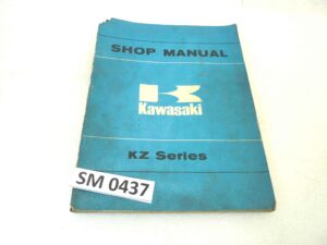 Manuale officina Kawasaki KZ Series Shop Manual ORIGINALE eng - Motorcycle service Manual WORKSHOP riparazione dim 21,5 x 28 cm
