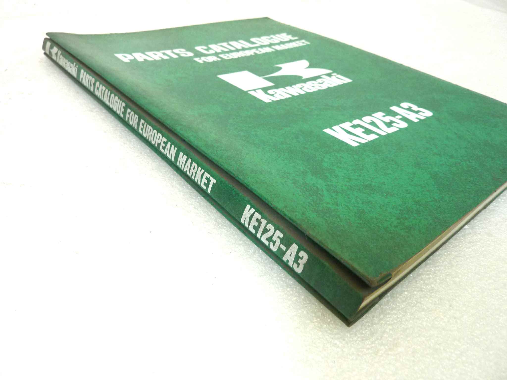 Catalogo parti ricambio Kawasaki KE125 A3 ricambi ORIGINALE eng Parts Catalog dim 22 x 28 cm - immagine 6
