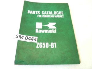 Catalogo parti ricambio Kawasaki Z650 B1 ricambi ORIGINALE eng Parts Catalog dim 22 x 28 cm