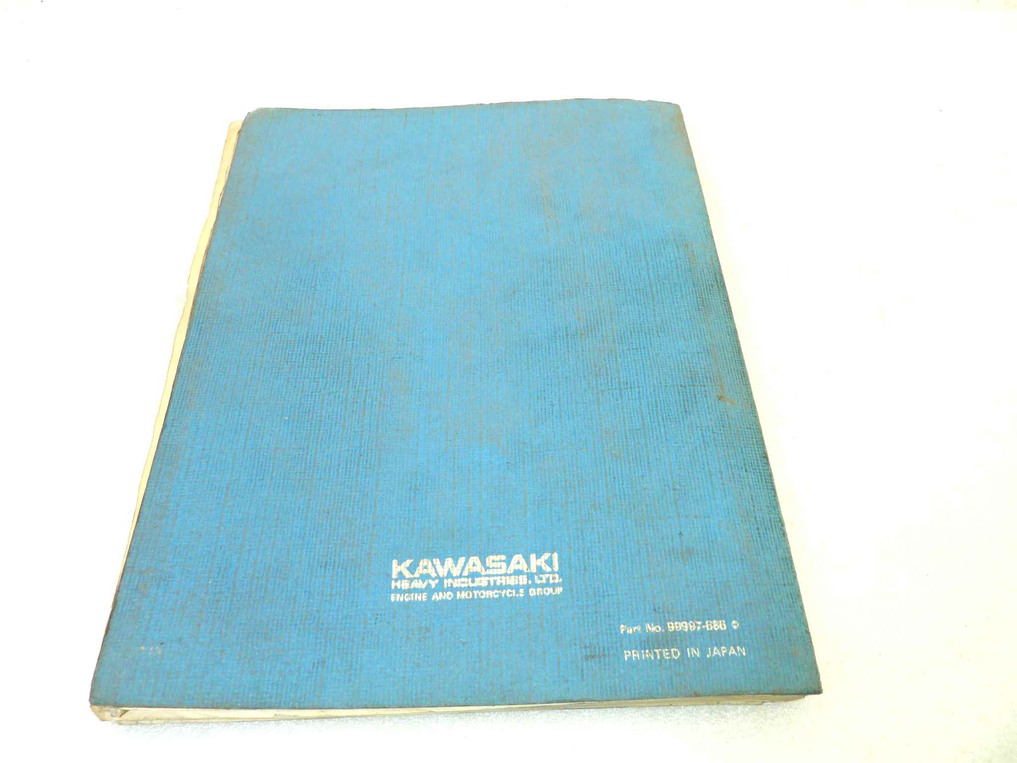 Catalogo parti ricambio Kawasaki Z1000 A1 ricambi ORIGINALE eng Parts Catalog dim 22 x 28 cm - immagine 2