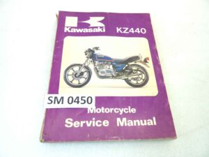 Manuale officina Kawasaki KZ440 Shop Manual ORIGINALE eng - Motorcycle service Manual WORKSHOP riparazione dim 21,5 x 28 cm