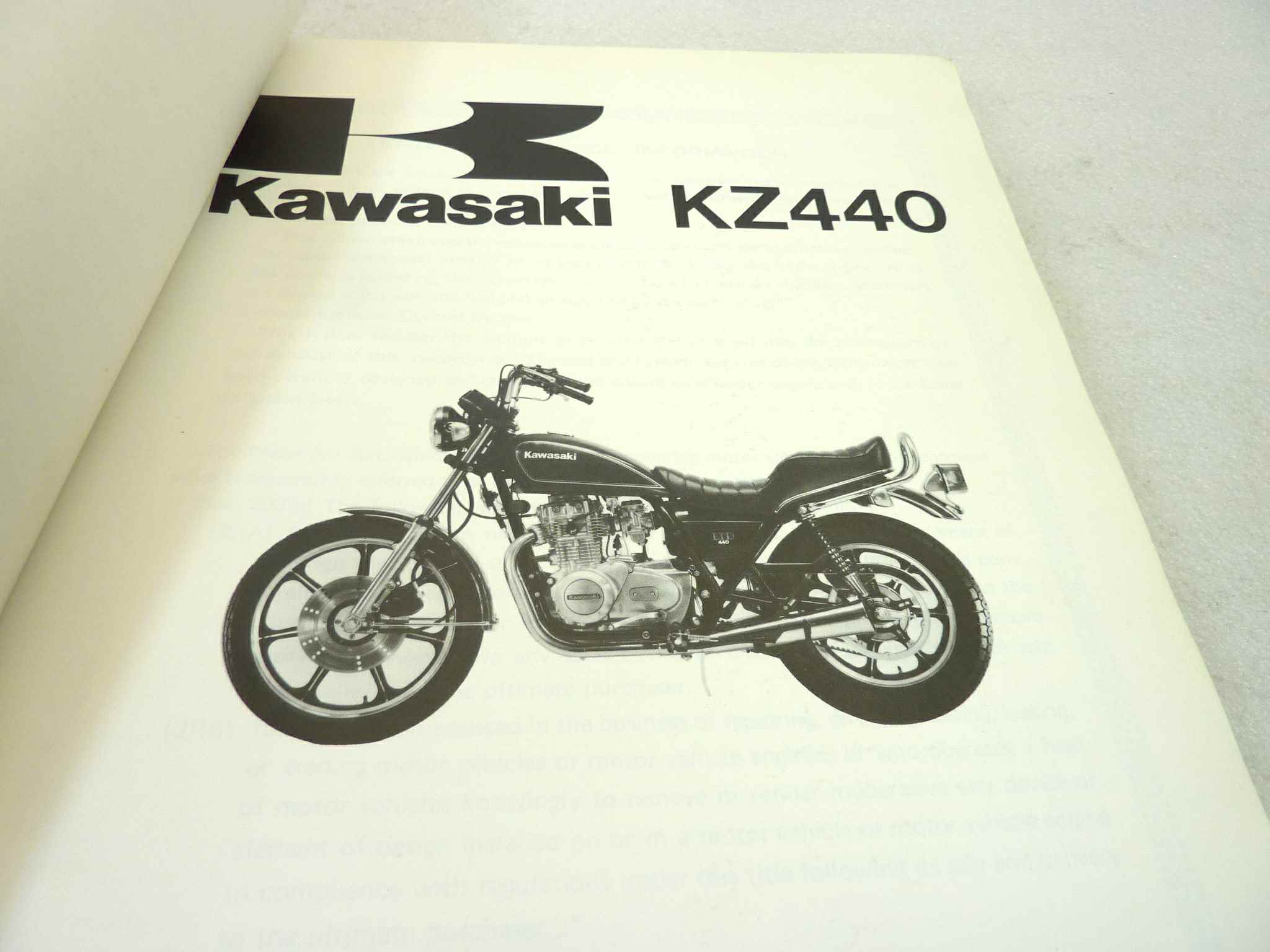 Manuale officina Kawasaki KZ440 Shop Manual ORIGINALE eng - Motorcycle service Manual WORKSHOP riparazione dim 21,5 x 28 cm - immagine 6