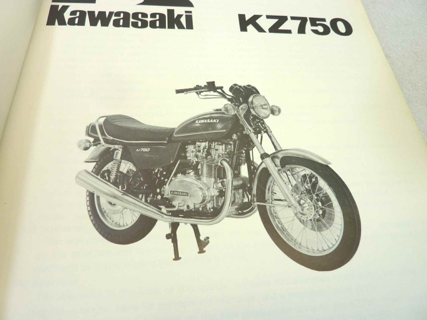 Manuale officina Kawasaki KZ750 Shop Manual ORIGINALE eng - Motorcycle service Manual WORKSHOP riparazione dim 21,5 x 28 cm - immagine 6