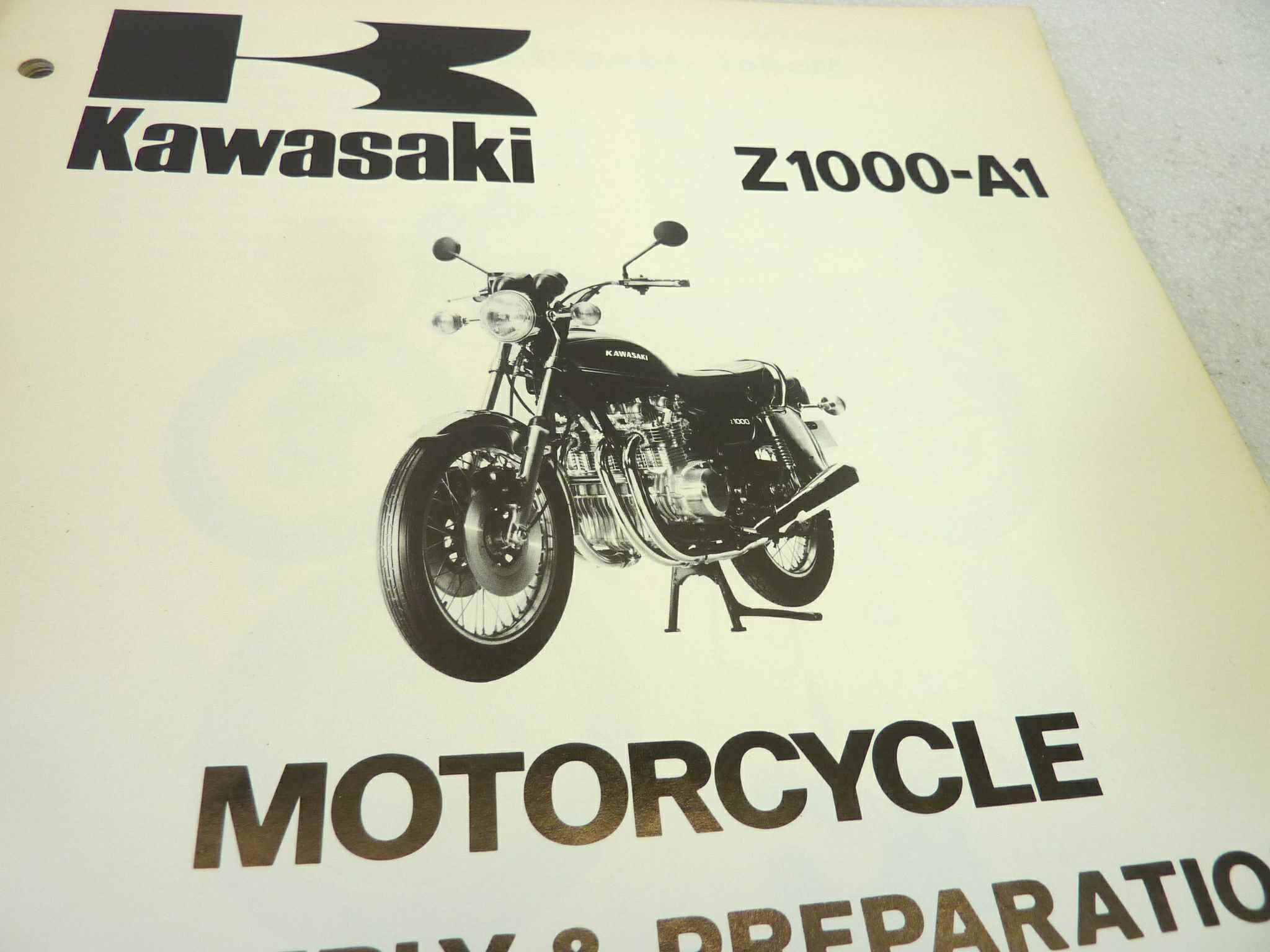 Manuale officina Kawasaki Z1000 A1 Shop Manual ORIGINALE eng - Motorcycle service Manual WORKSHOP riparazione dim 21,5 x 28 cm - immagine 5
