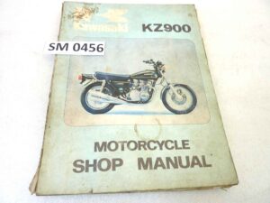 Manuale officina Kawasaki KZ900 Shop Manual ORIGINALE eng - Motorcycle service Manual WORKSHOP riparazione dim 21,5 x 28 cm