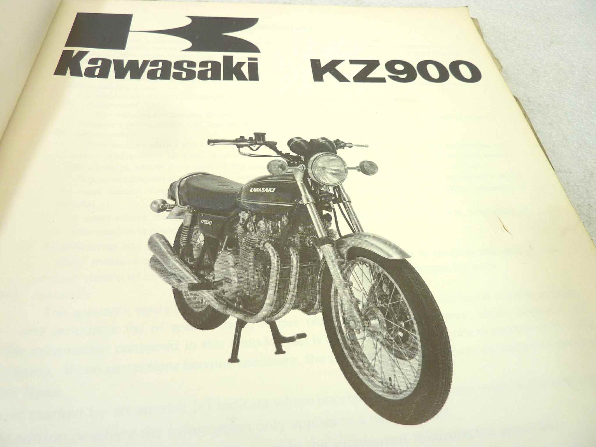 Manuale officina Kawasaki KZ900 Shop Manual ORIGINALE eng - Motorcycle service Manual WORKSHOP riparazione dim 21,5 x 28 cm - immagine 7