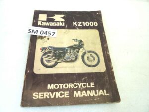 Manuale officina Kawasaki KZ1000 Shop Manual ORIGINALE eng - Motorcycle service Manual WORKSHOP riparazione dim 21,5 x 28 cm
