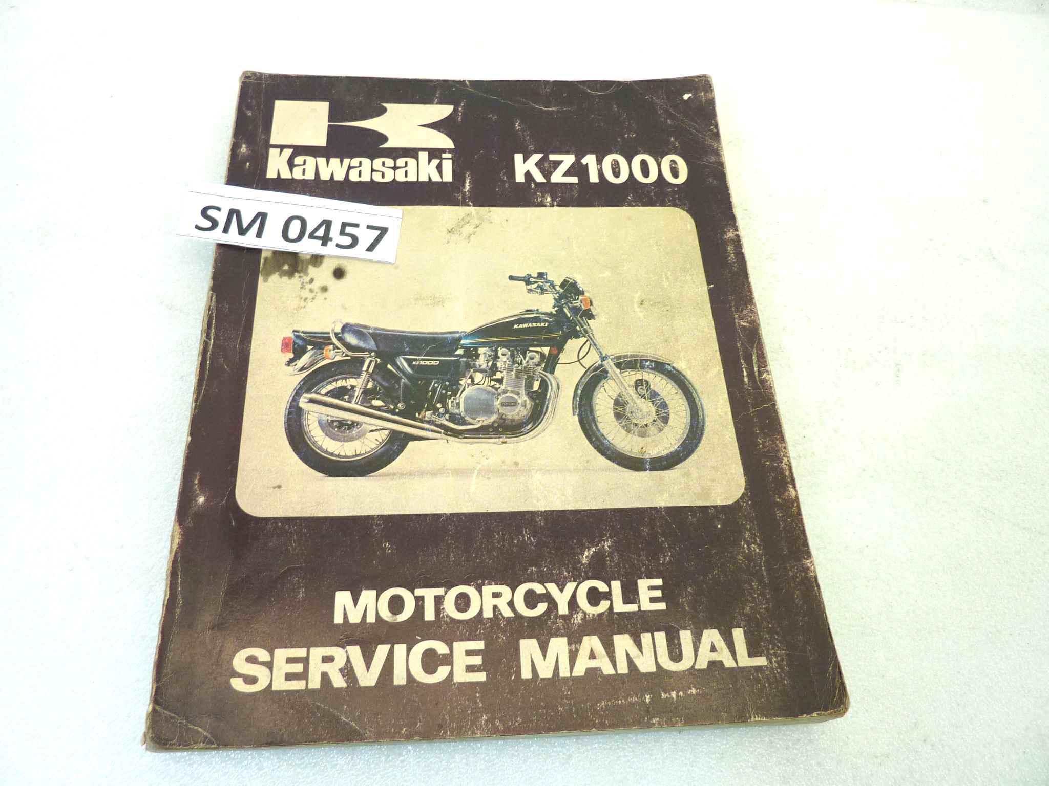 Manuale officina Kawasaki KZ1000 Shop Manual ORIGINALE eng - Motorcycle service Manual WORKSHOP riparazione dim 21,5 x 28 cm