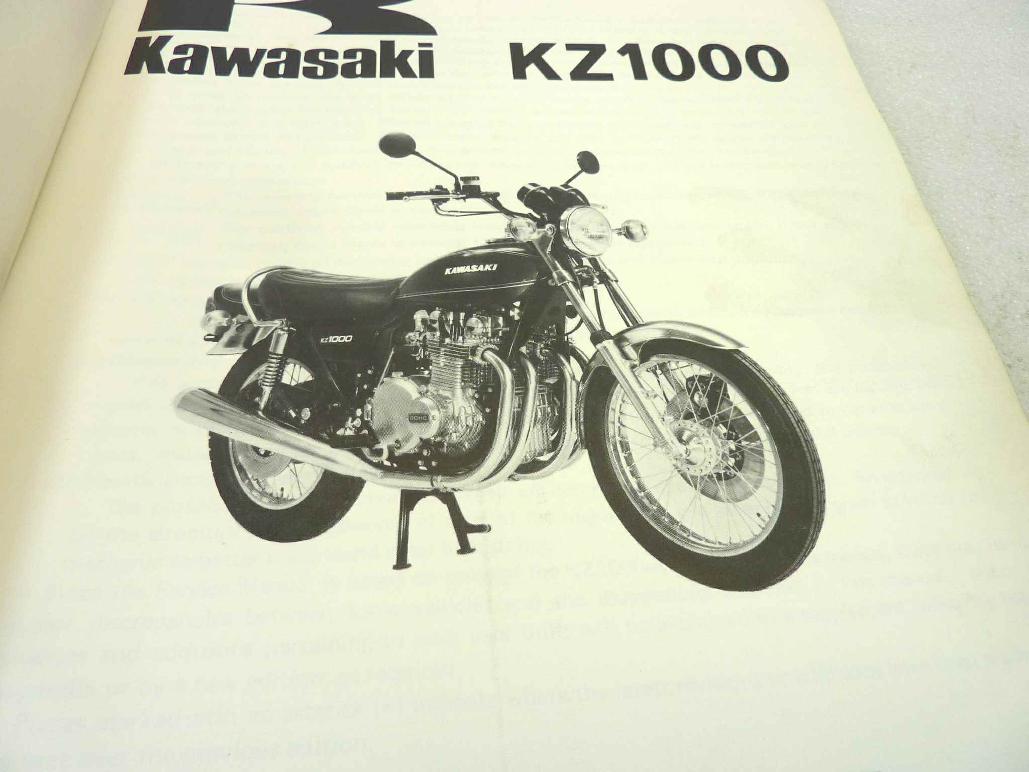 Manuale officina Kawasaki KZ1000 Shop Manual ORIGINALE eng - Motorcycle service Manual WORKSHOP riparazione dim 21,5 x 28 cm - immagine 6