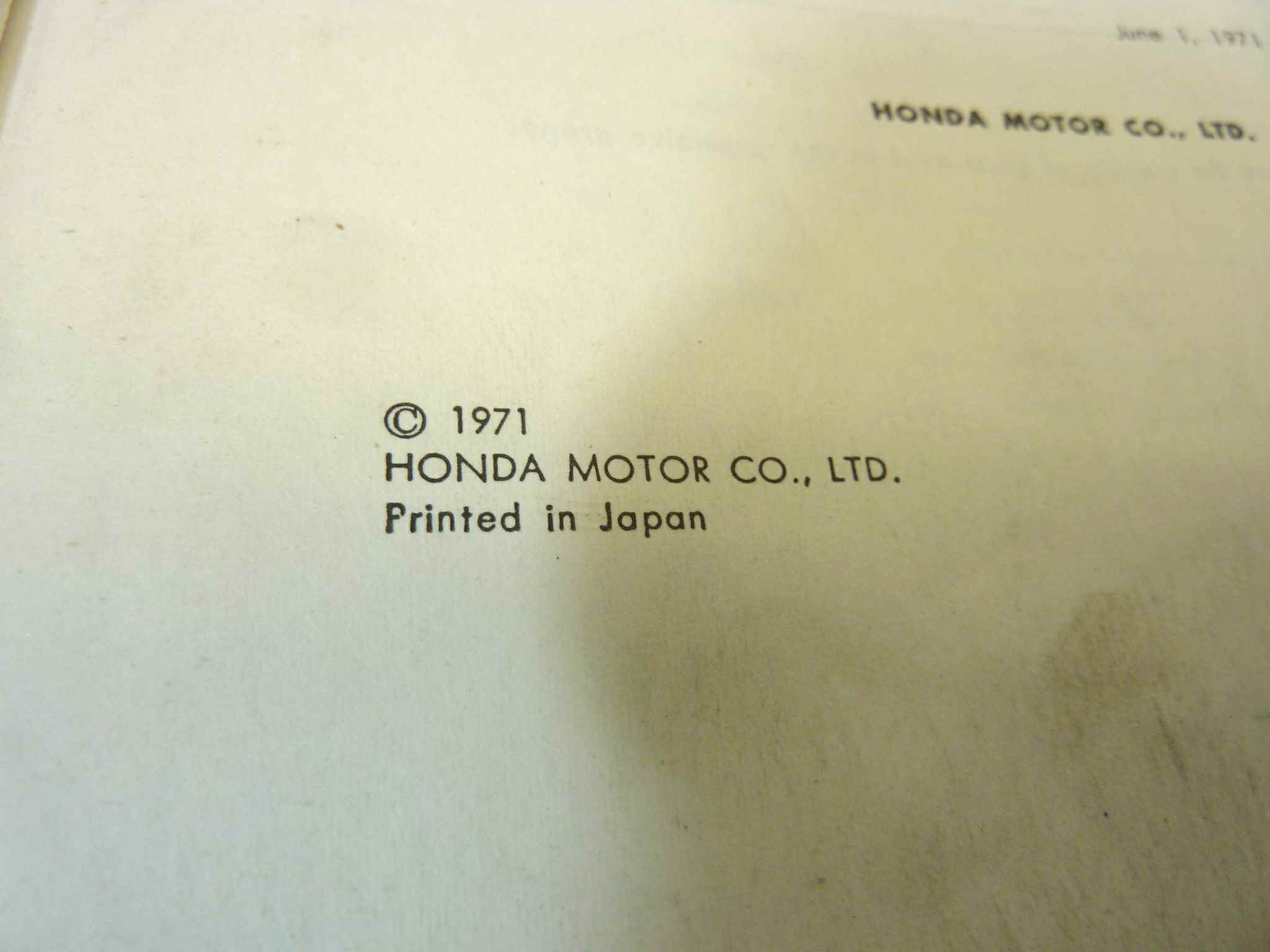 Catalogo parti ricambio Honda CB CL 450 ricambi ORIGINALE eng Parts Catalog dim 18 x 26 cm - immagine 5