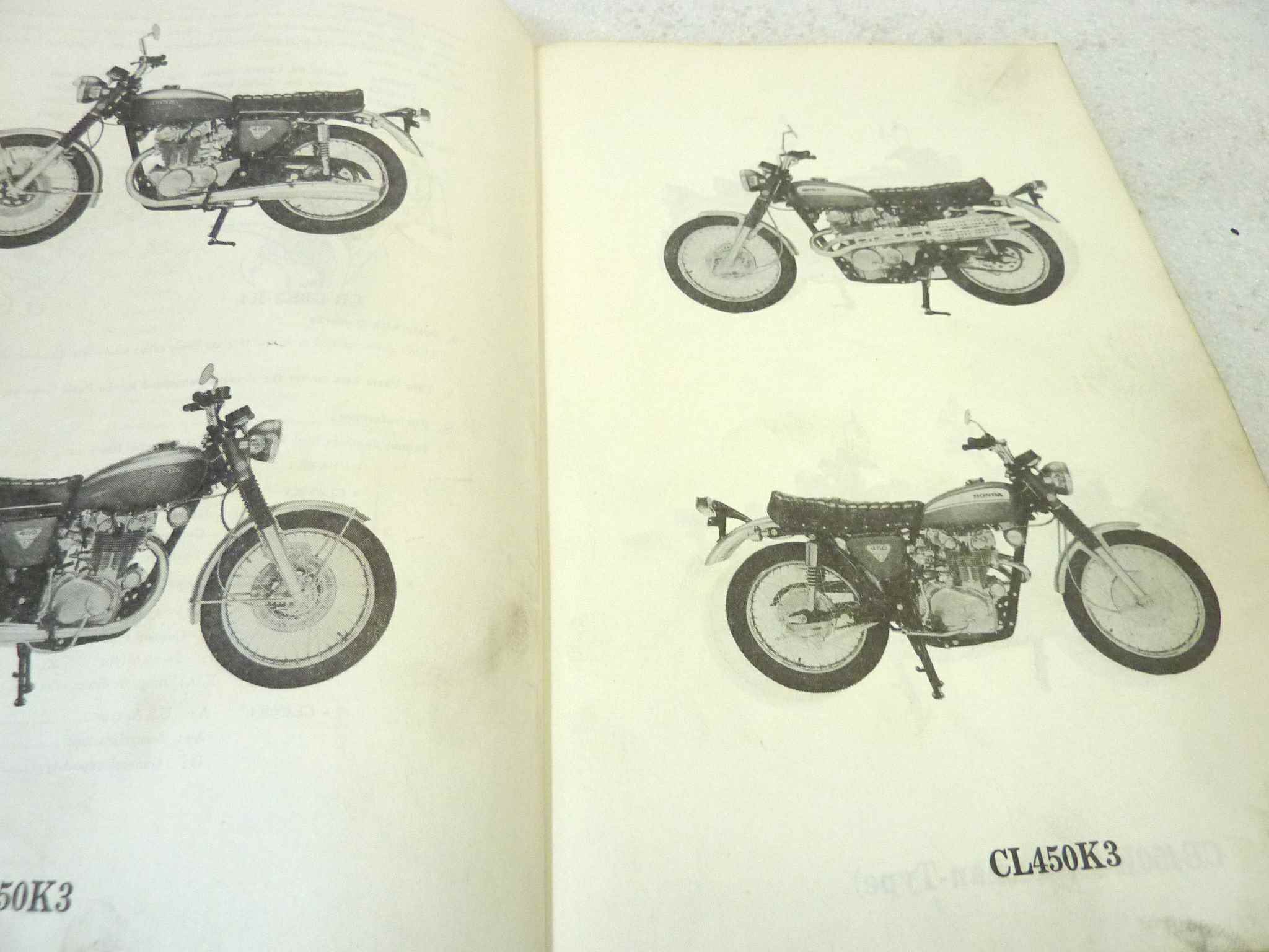 Catalogo parti ricambio Honda CB CL 450 ricambi ORIGINALE eng Parts Catalog dim 18 x 26 cm - immagine 6