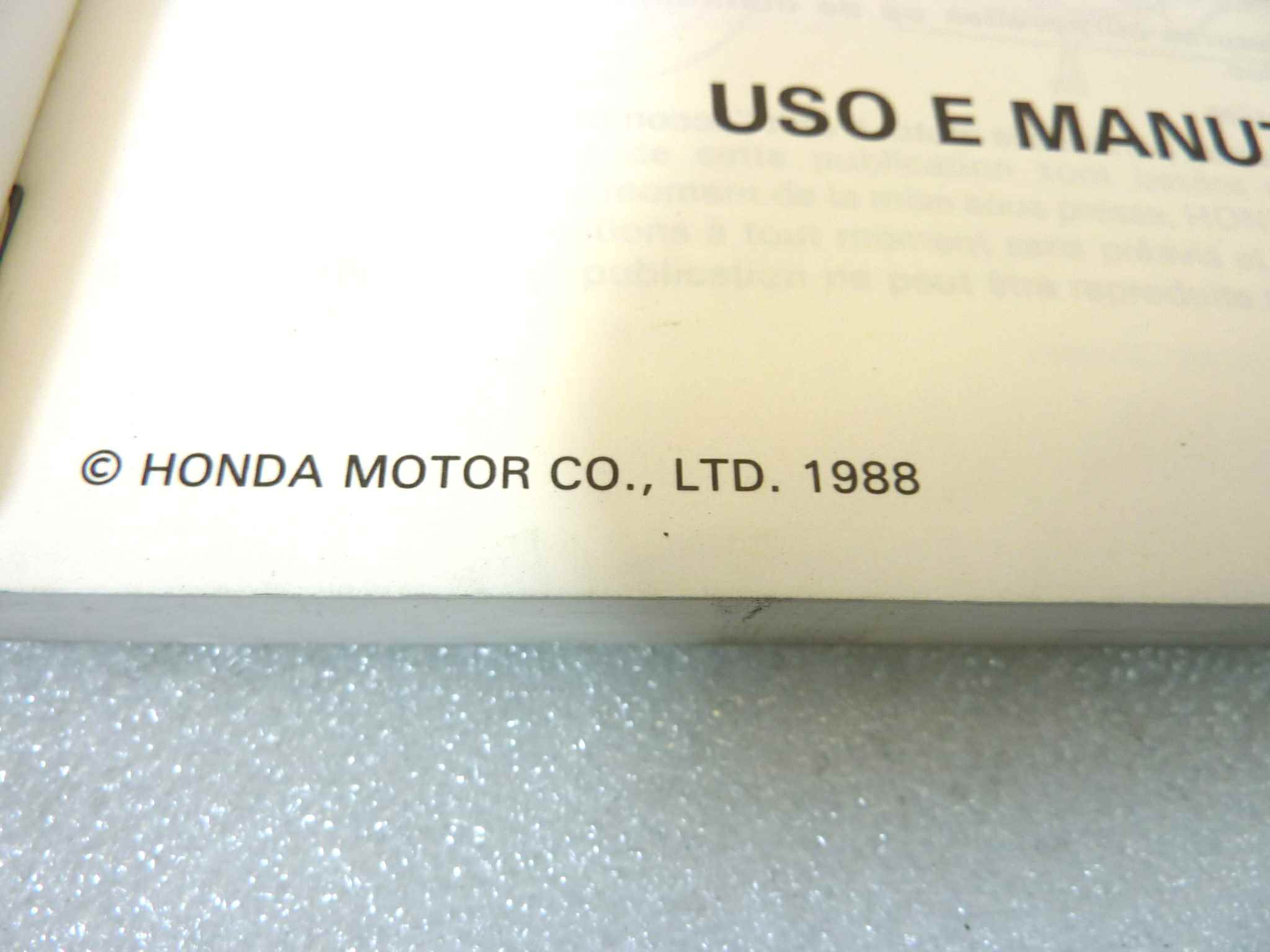 Libretto uso e manutenzione Honda VF750C manuale utente ORIGINALE ita fra ger dim 15 x 10,5 cm NUOVO fondo di magazzino, LEGGI DESCRIZIONE - immagine 5