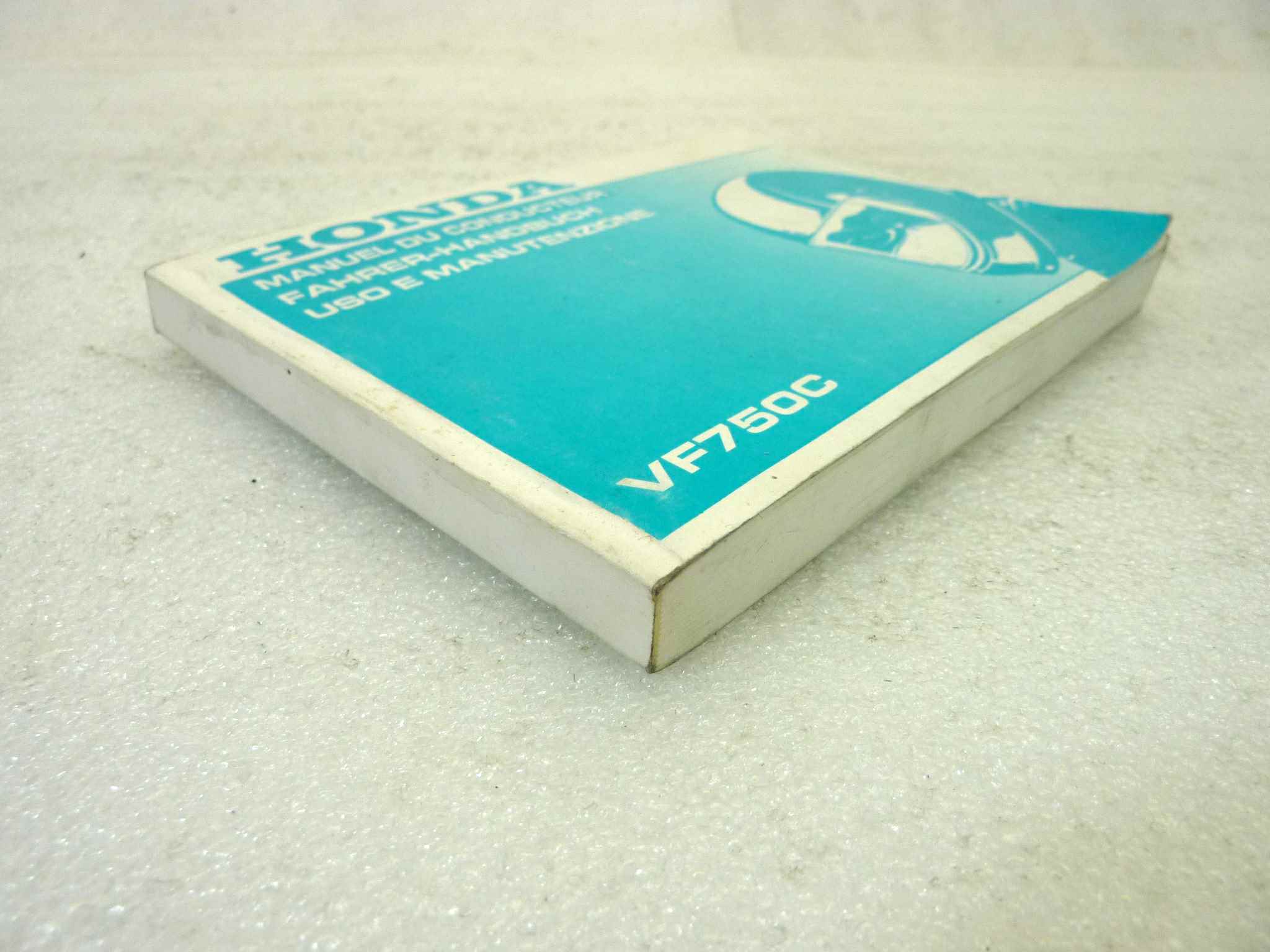Libretto uso e manutenzione Honda VF750C manuale utente ORIGINALE ita fra ger dim 15 x 10,5 cm NUOVO fondo di magazzino, LEGGI DESCRIZIONE - immagine 7